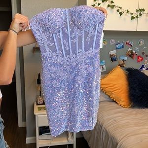 Purple Hebos dress never worn with tags still on